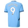 Conjunto (Camiseta+Pantalón Corto) Manchester City Haaland 9 Primera Equipación 2024-25 - Niño